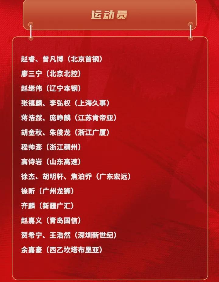 电竞比分-公布了！落选中国男篮！单场42分的得分王